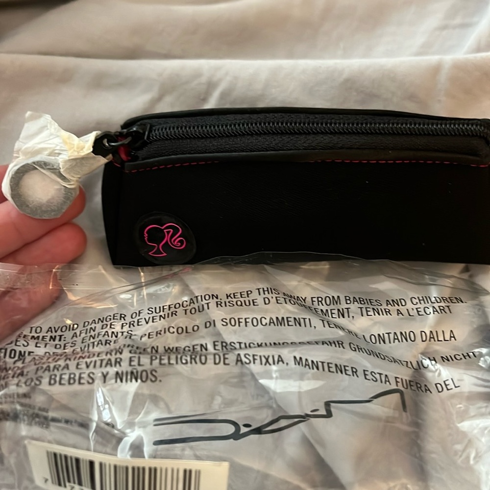 Brand New Barbie MAC lipstick makeup bag